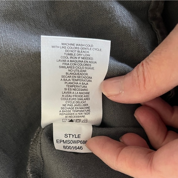 ELLEN TRACY Linen Rayon Blend Grey Wide Leg Cropped Pants Coastal Neutral Summer - Picture 7 of 13